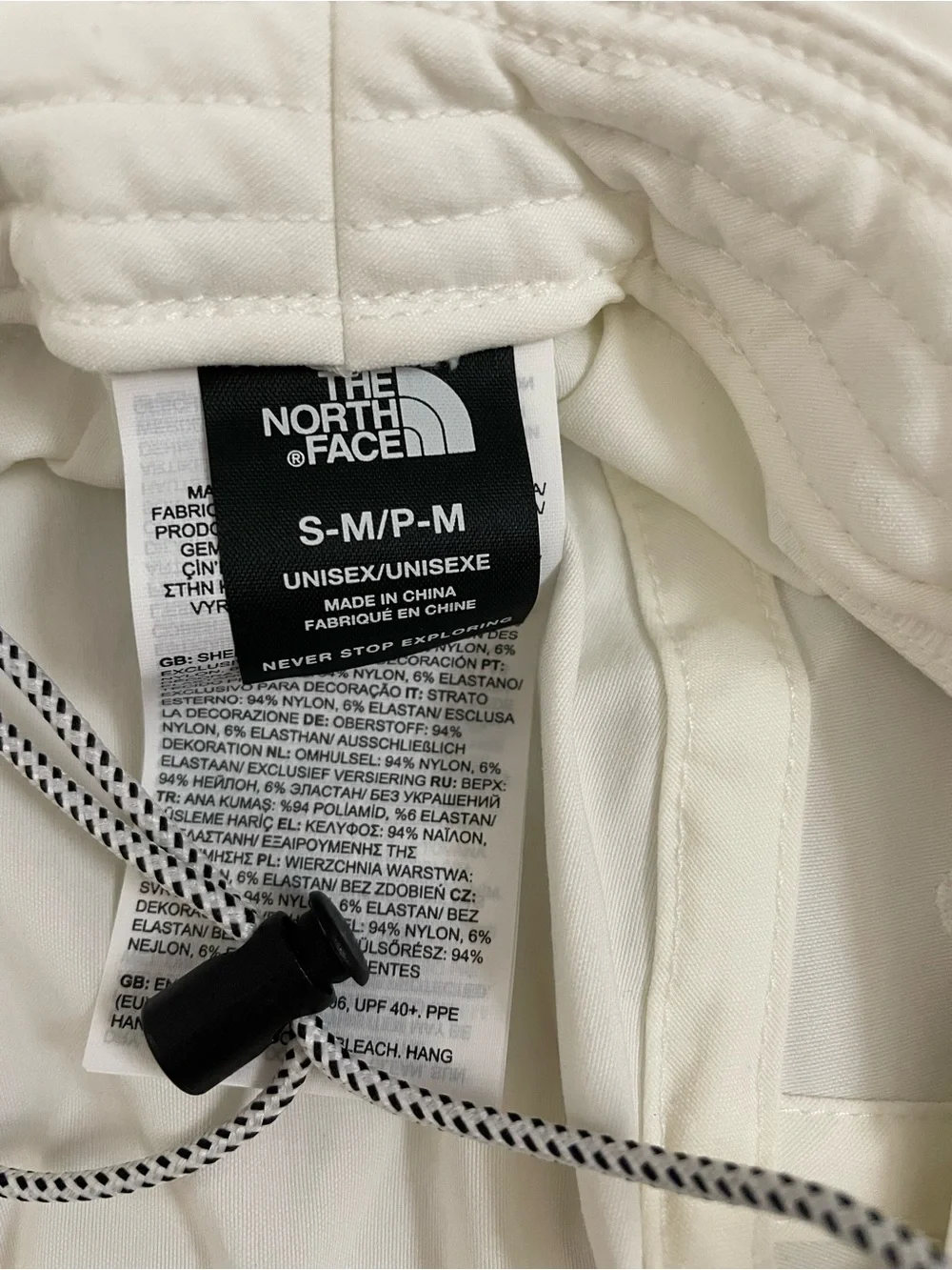 NWT The North Face Classic V Brimmed Hat Tnf White Pride Graphic Size S M